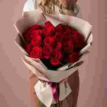 21 красная роза с доставкой в Ростове-на-Дону